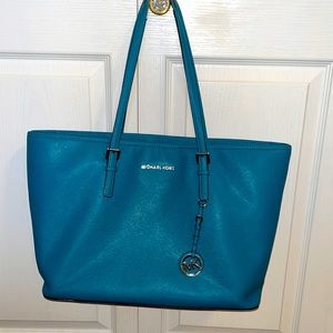 Michael Kors Teal Blue tote